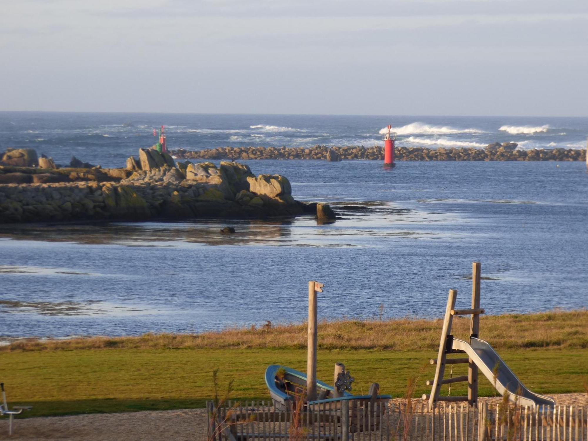 Appart-Studios Vue Mer Panoramique St Guenole Cote Mer Penmarcʼh Eksteriør billede