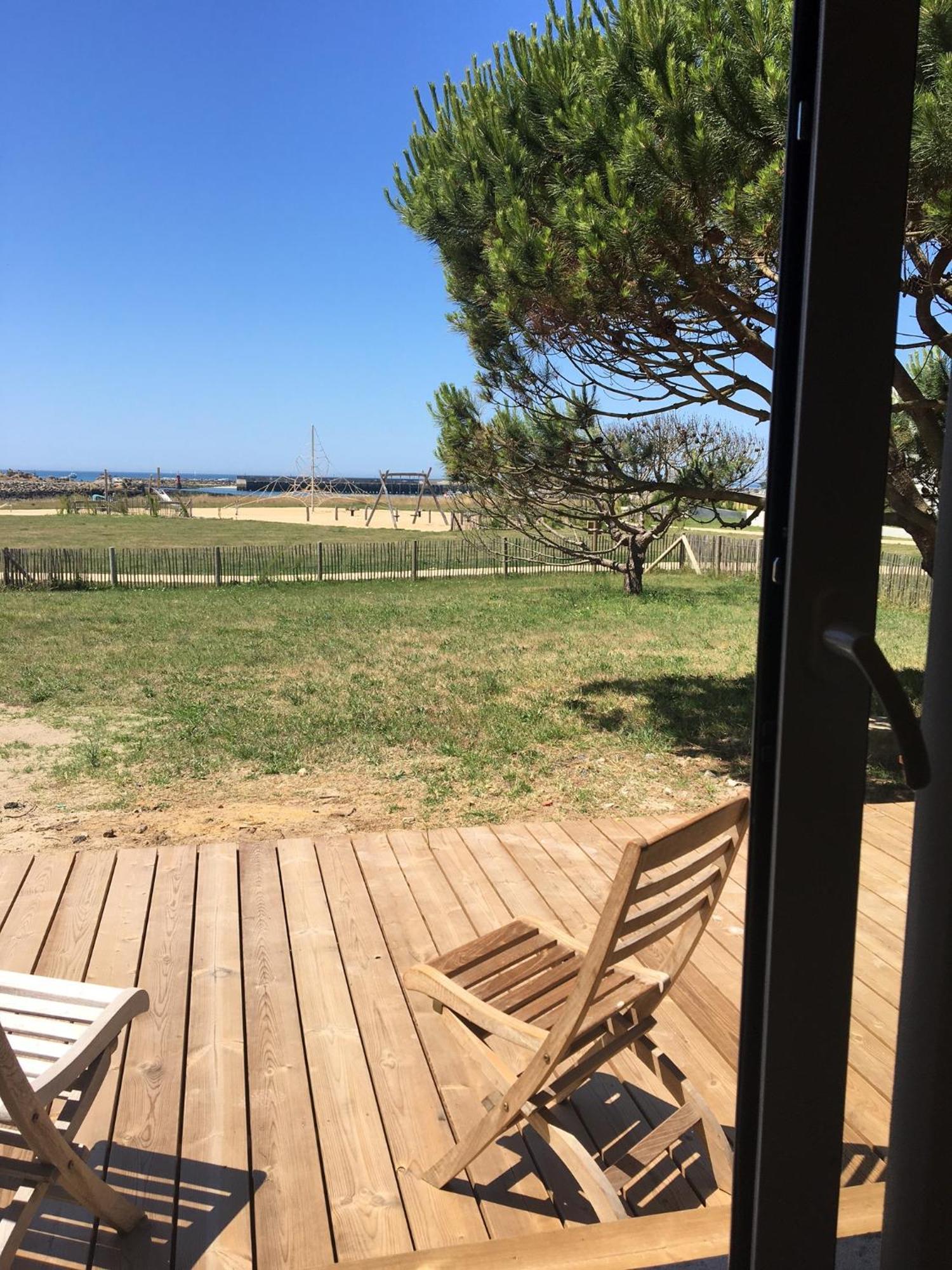 Appart-Studios Vue Mer Panoramique St Guenole Cote Mer Penmarcʼh Eksteriør billede