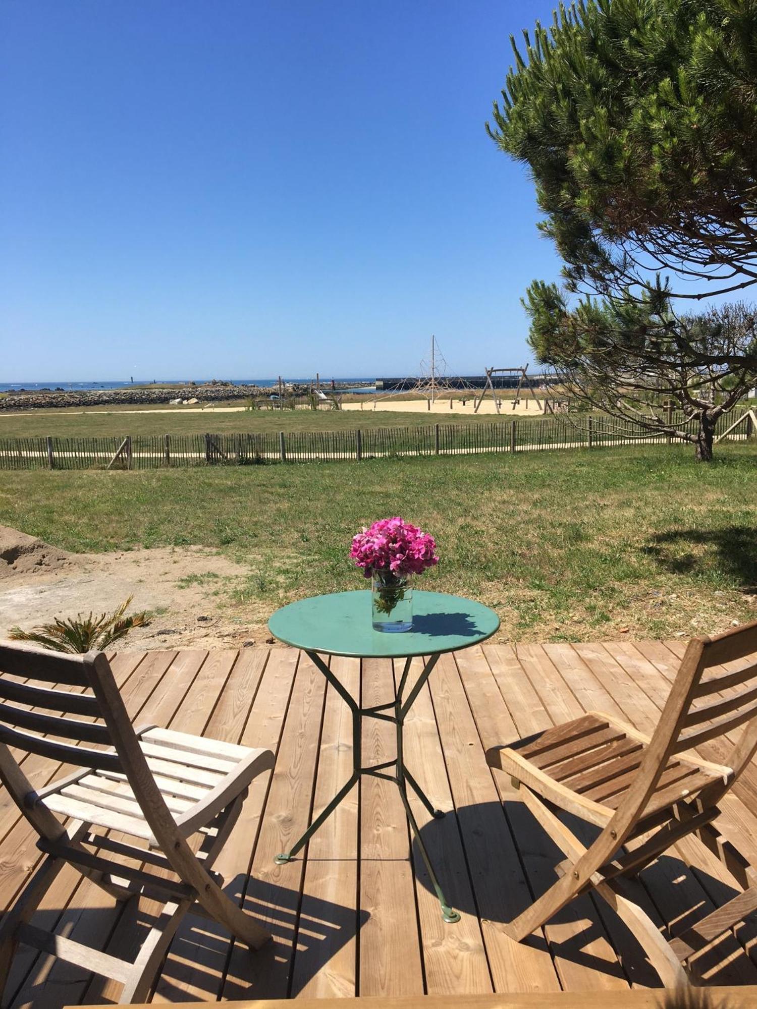 Appart-Studios Vue Mer Panoramique St Guenole Cote Mer Penmarcʼh Værelse billede